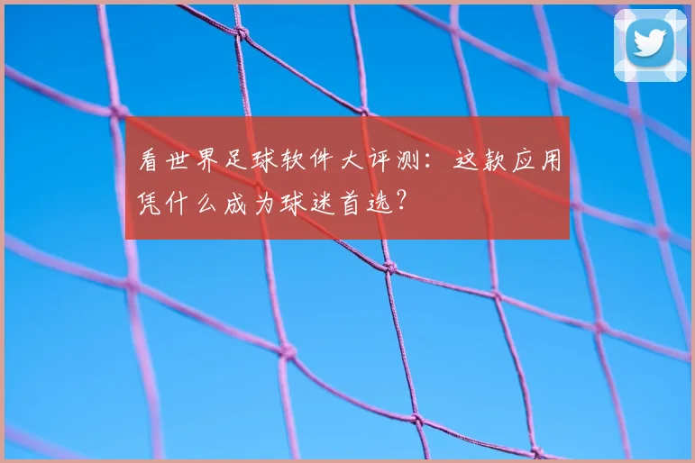 看世界足球软件大评测：这款应用凭什么成为球迷首选？